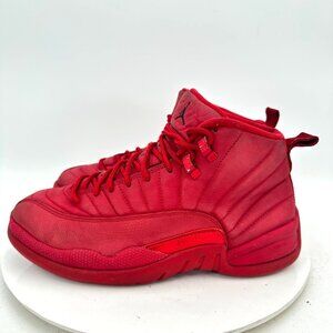 Nike Air Jordan 12 Retro Men Size 8 130690 601 Gym Red Suede Basketball Shoes